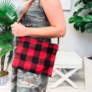 Convertible Crossbody Red Buffalo Check